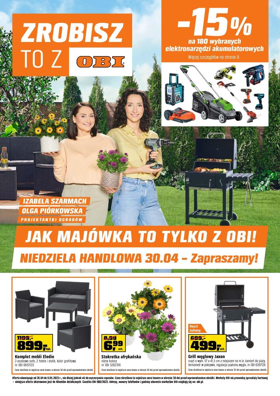 Gazetka promocyjna OBI str. 1