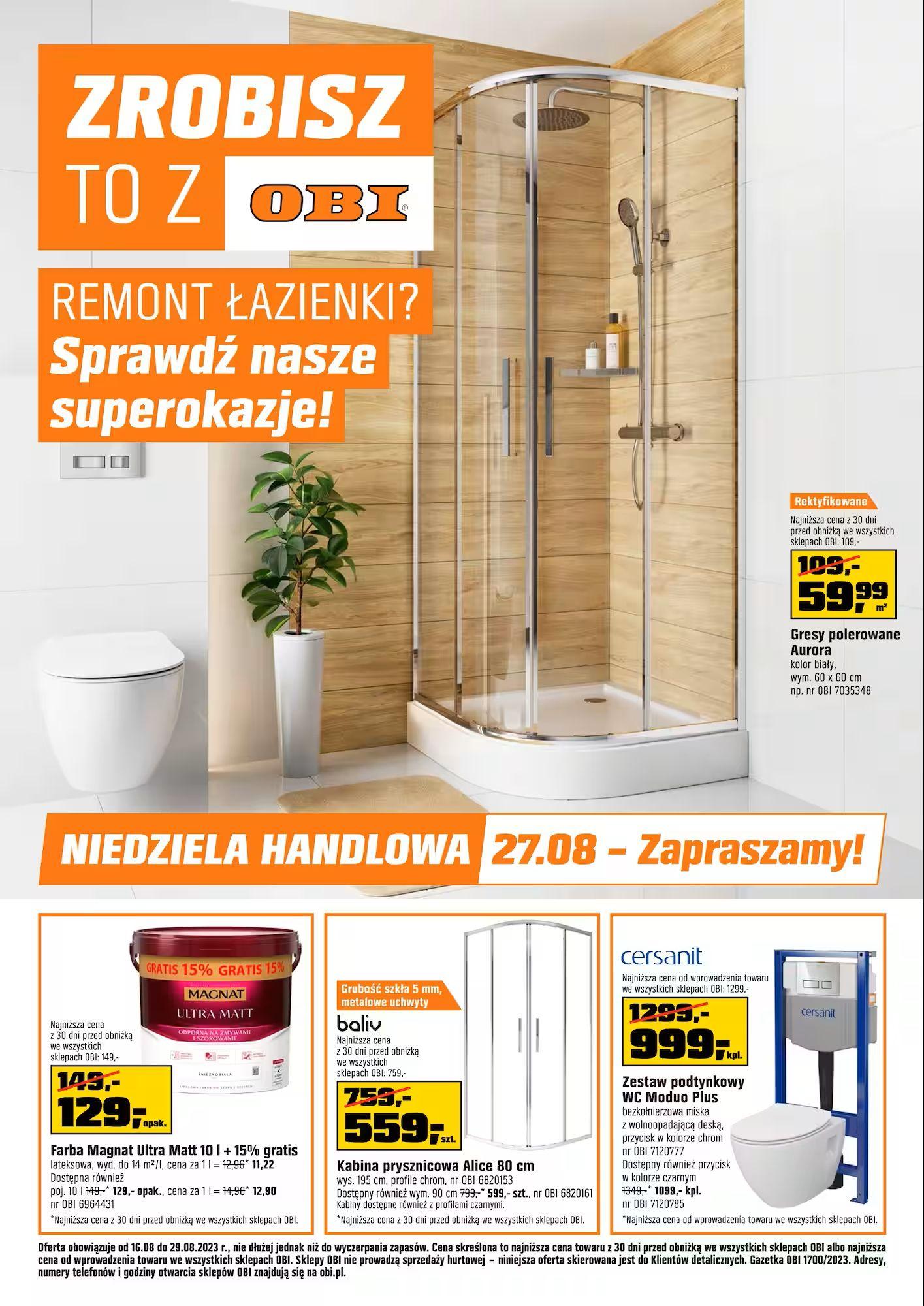 Gazetka promocyjna OBI str. 1