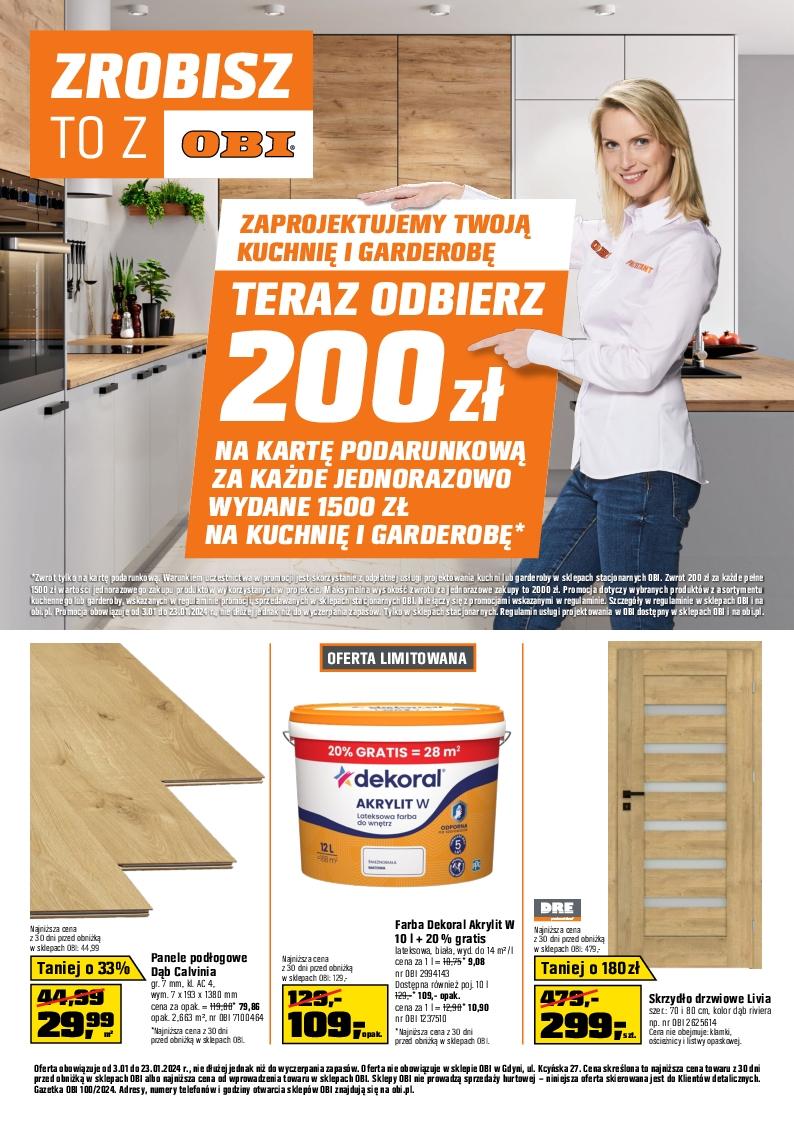 Gazetka promocyjna OBI str. 1
