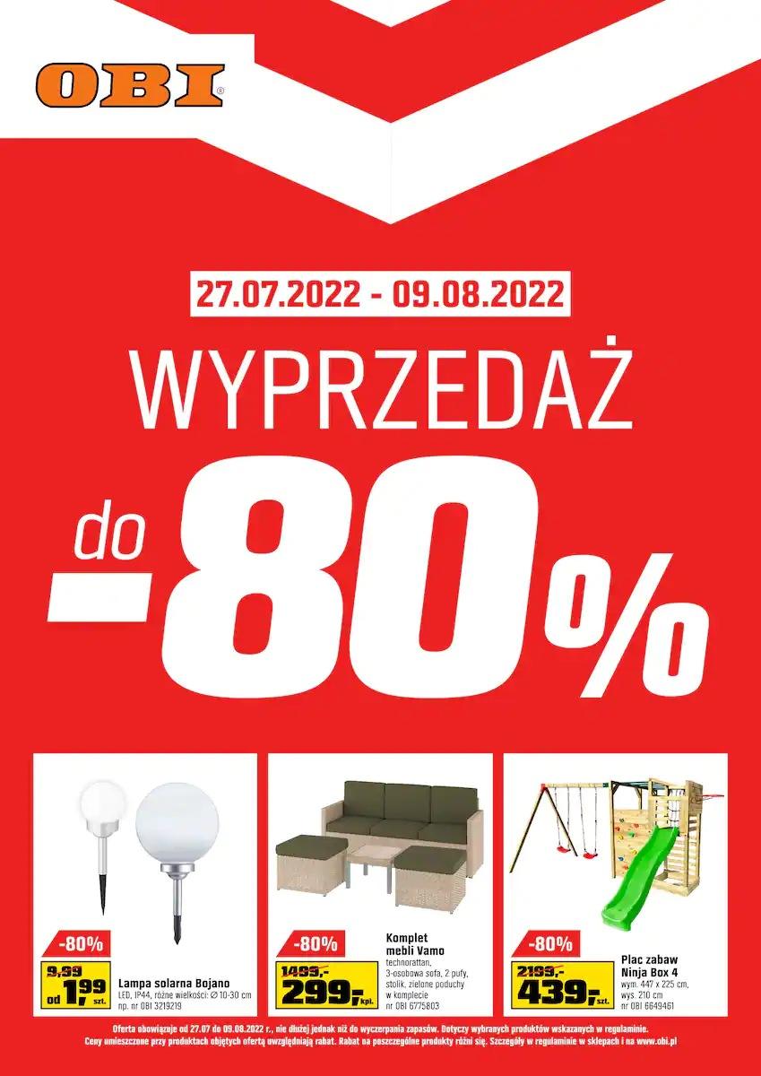 Gazetka promocyjna OBI str. 1