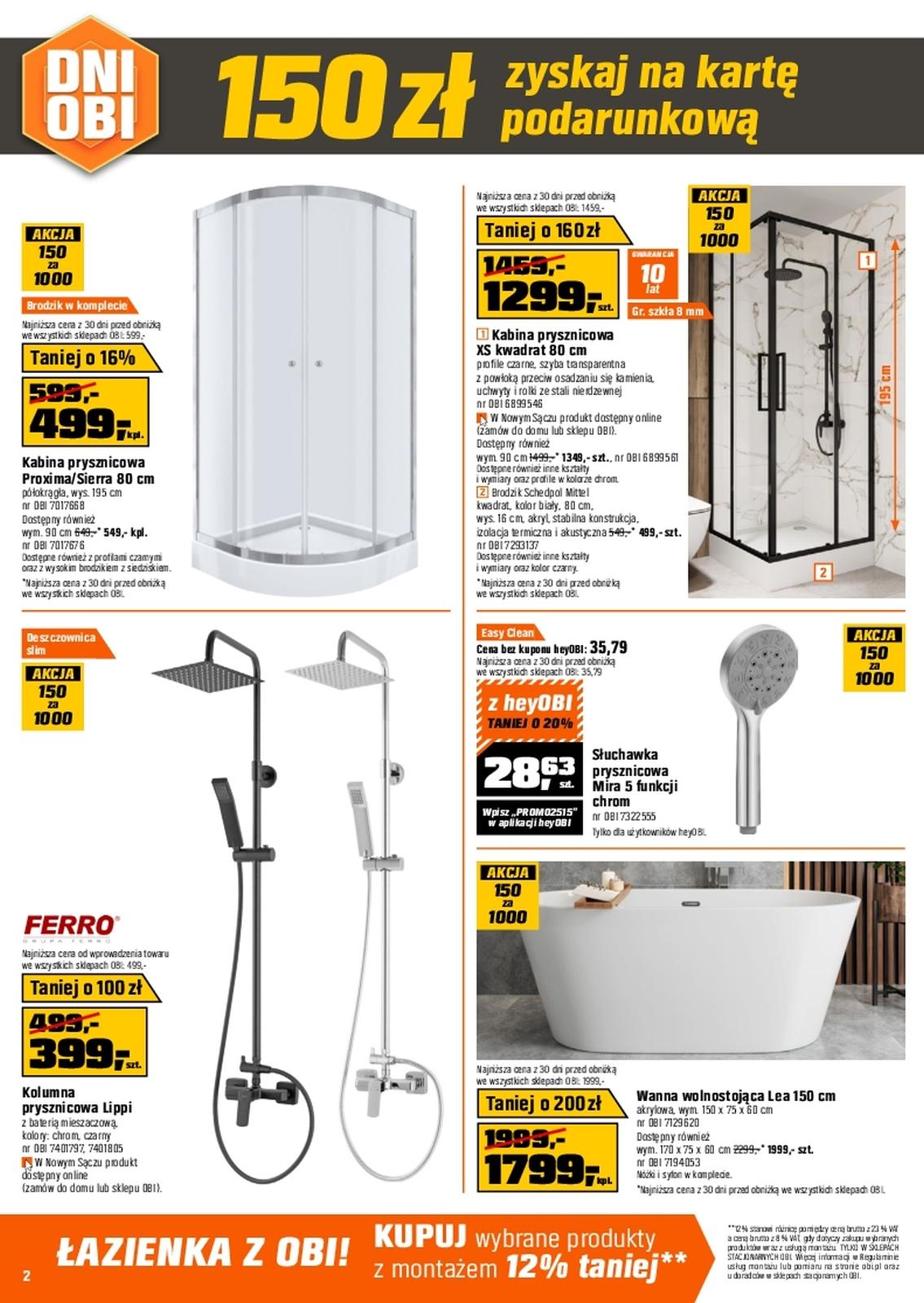 Gazetka promocyjna OBI str. 2
