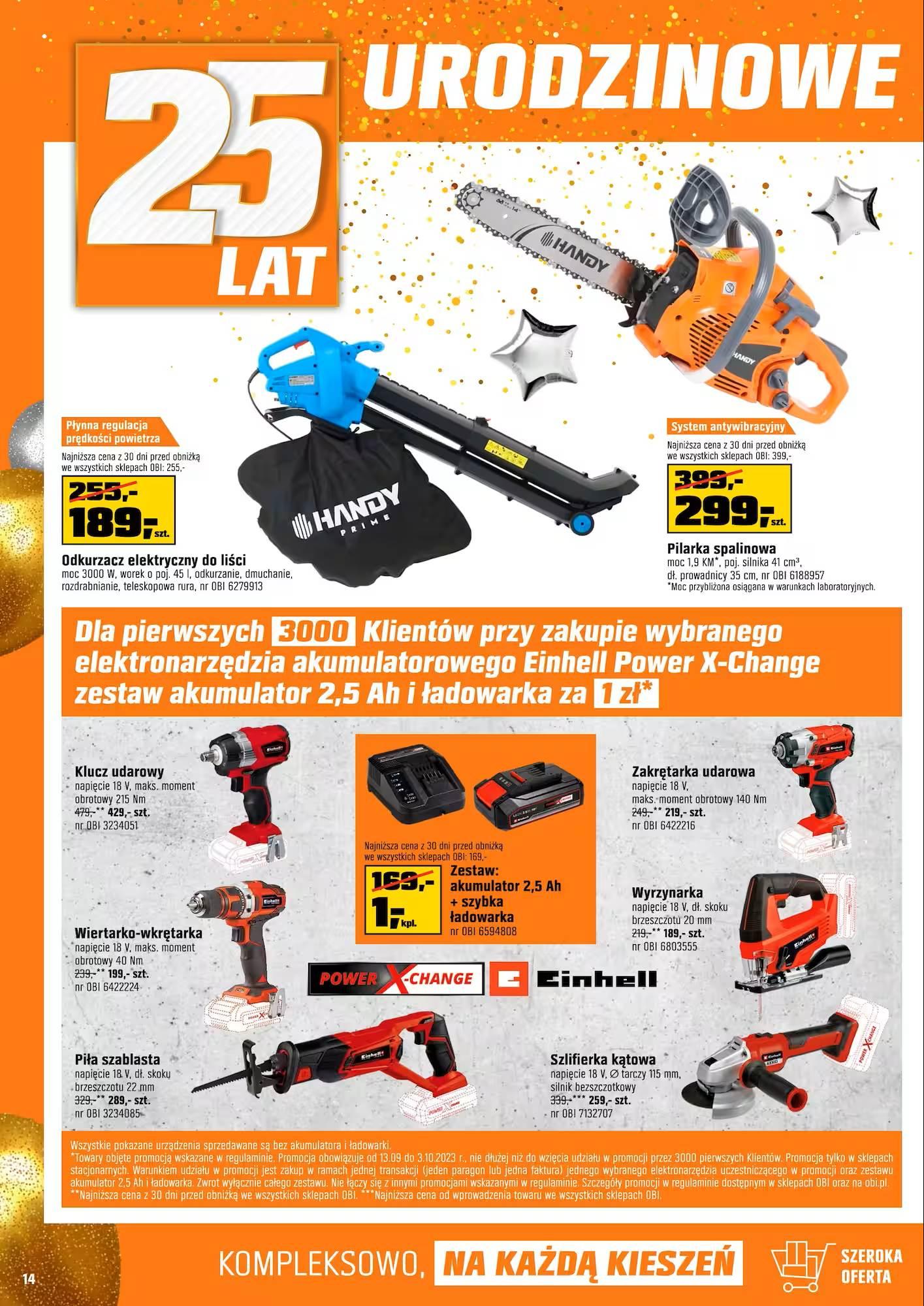 Gazetka promocyjna OBI str. 14