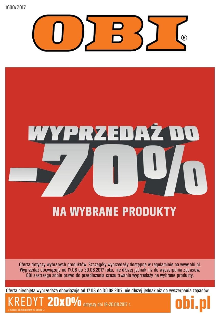 Gazetka promocyjna OBI str. 1