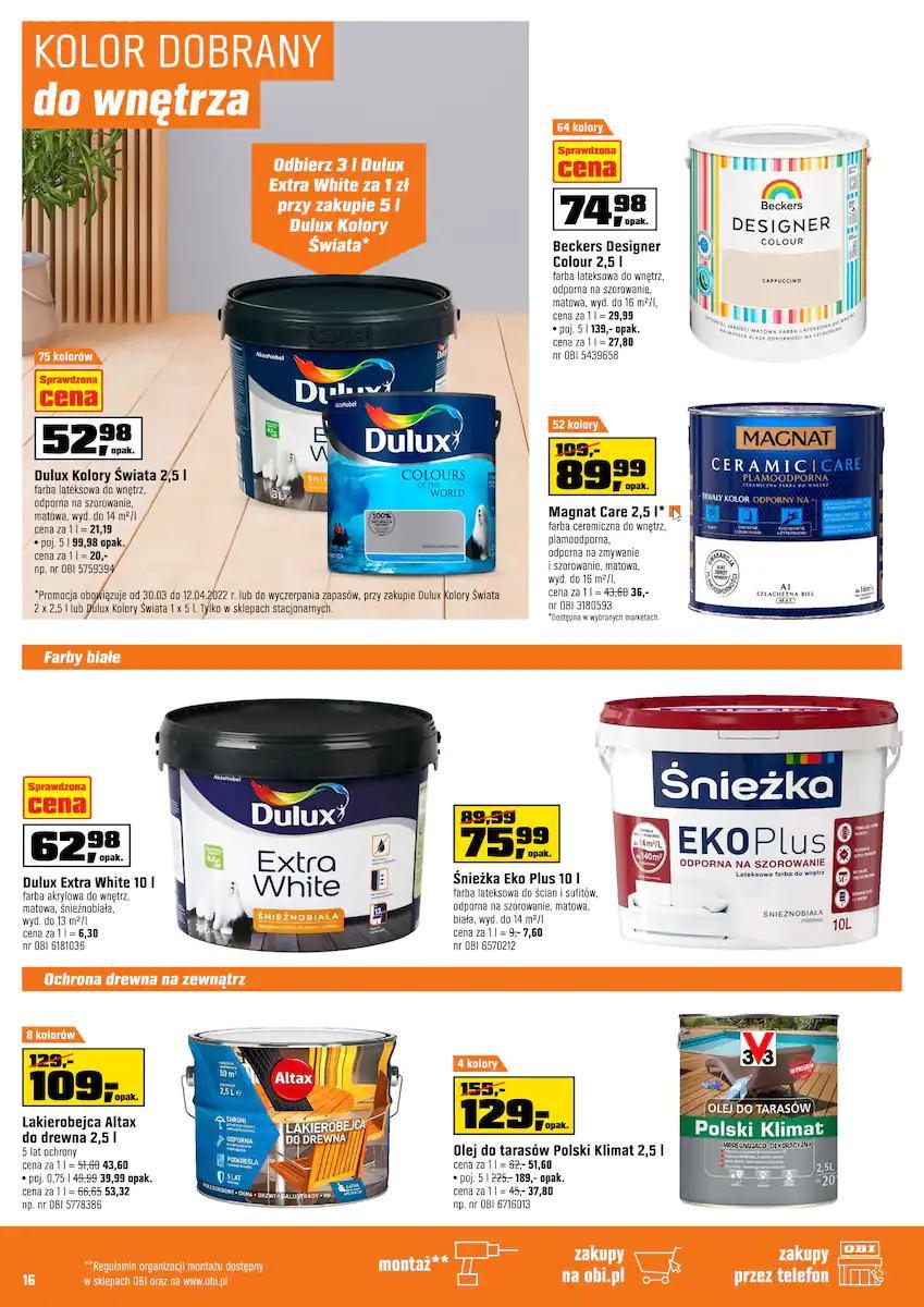Gazetka promocyjna OBI str. 16