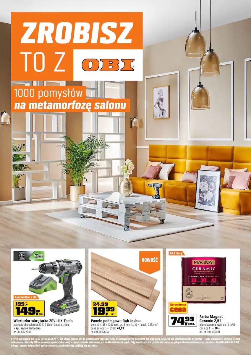 Gazetka promocyjna OBI str. 1