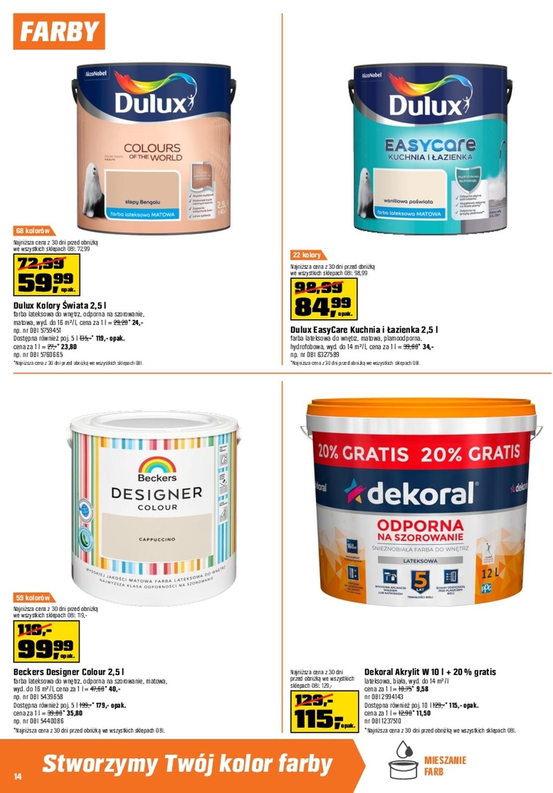 Gazetka promocyjna OBI str. 14