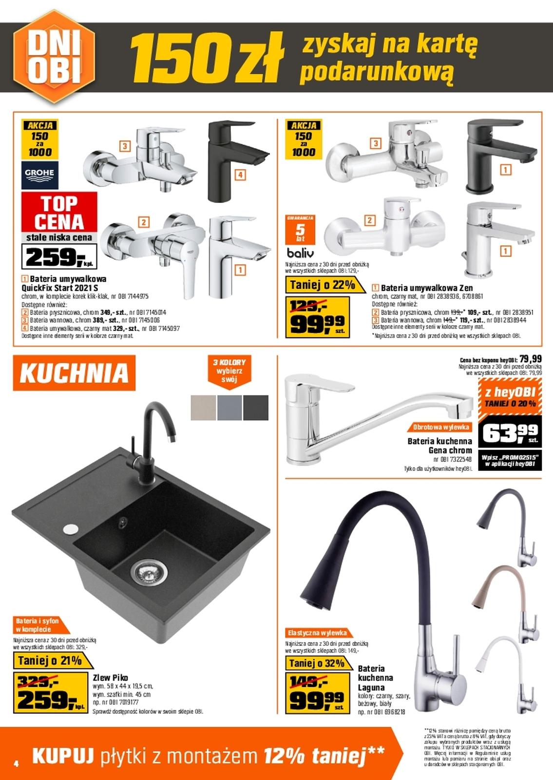Gazetka promocyjna OBI str. 4