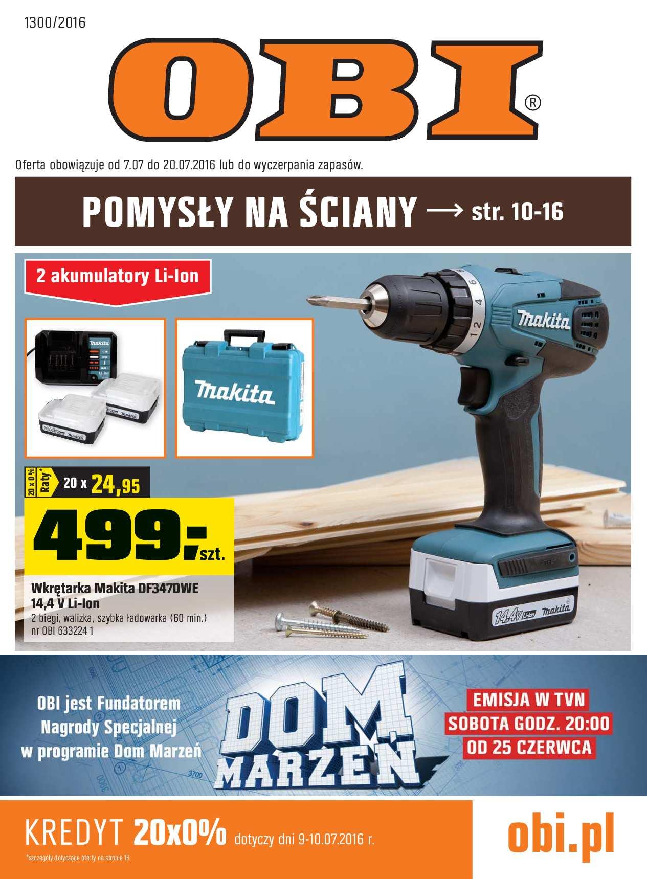 Gazetka promocyjna OBI str. 1