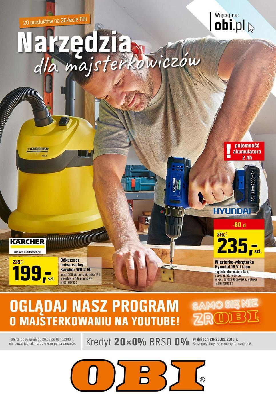 Gazetka promocyjna OBI str. 1