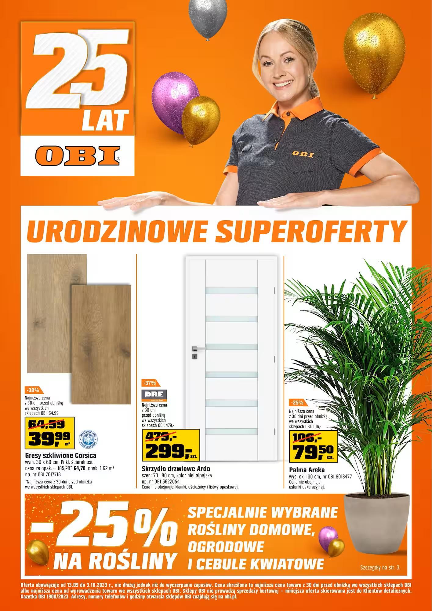 Gazetka promocyjna OBI str. 1