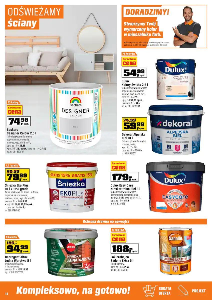 Gazetka promocyjna OBI str. 14
